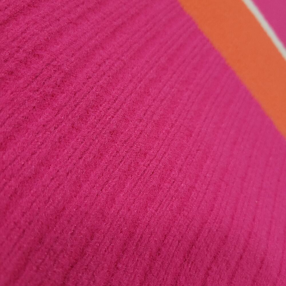 Free People Peaches Stripe Orange Pink Tunic Sweater XS (Has A Spot) - Picture 16 of 16